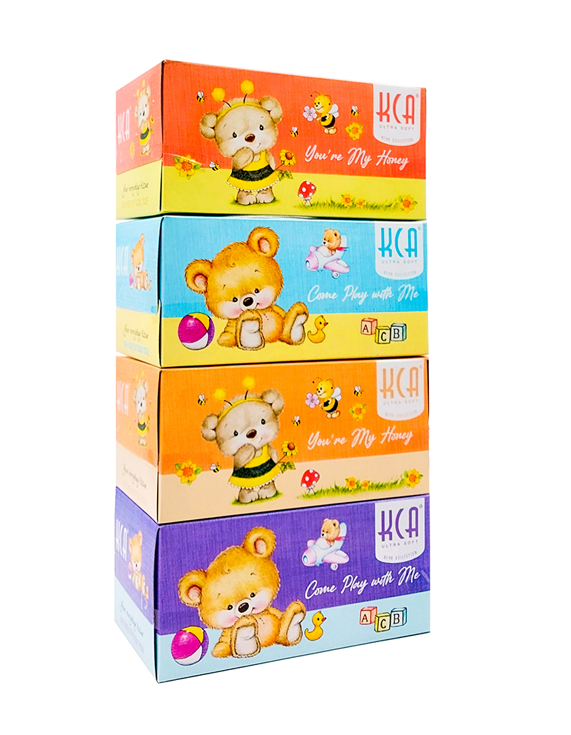 KCA - Bouquet Box Tissues <br/>4 Boxes x 170 Sheets